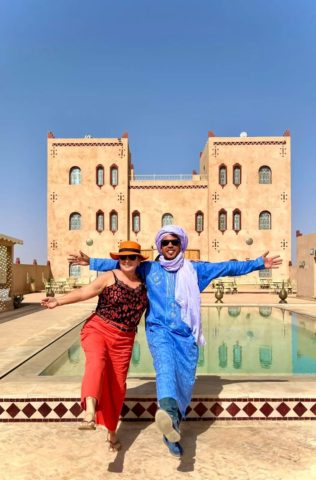 A equipe da Férias Marrocos numa kasbah, Marrocos